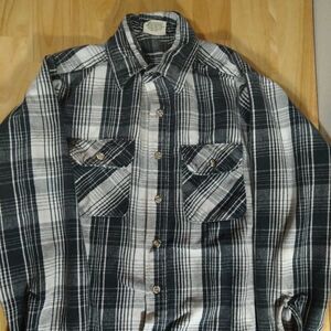 Vintage Five Brother Plaid Flannel Button Down Shirt